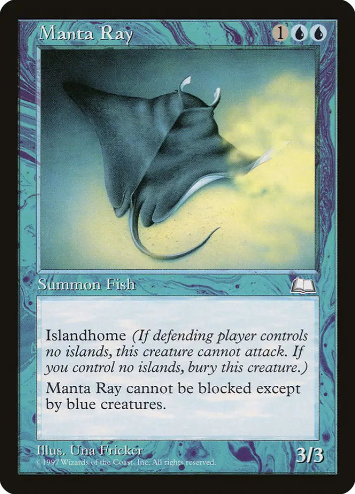 Manta Ray [Weatherlight] - MTG Single