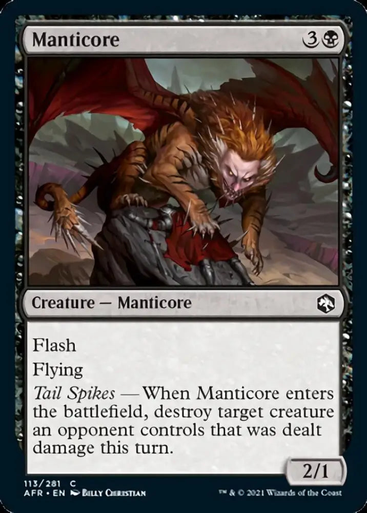 Manticore [Dungeons & Dragons: Adventures in the Forgotten Realms] - MTG Single