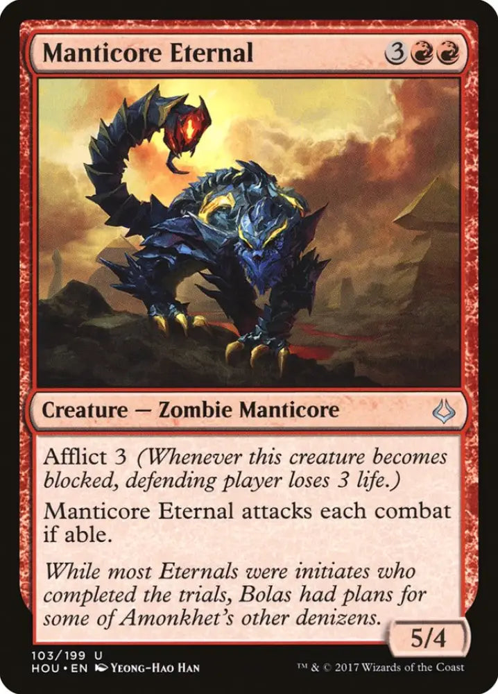 Manticore Eternal [Hour of Devastation] - MTG Single
