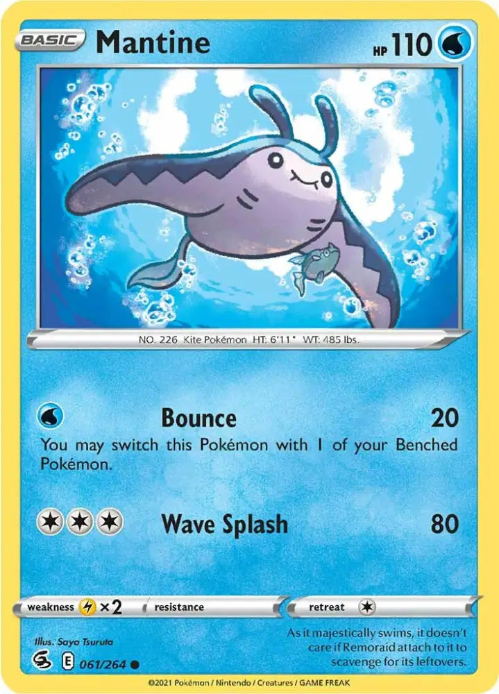 Mantine (061/264) [Sword & Shield: Fusion Strike] - Pokemon Single