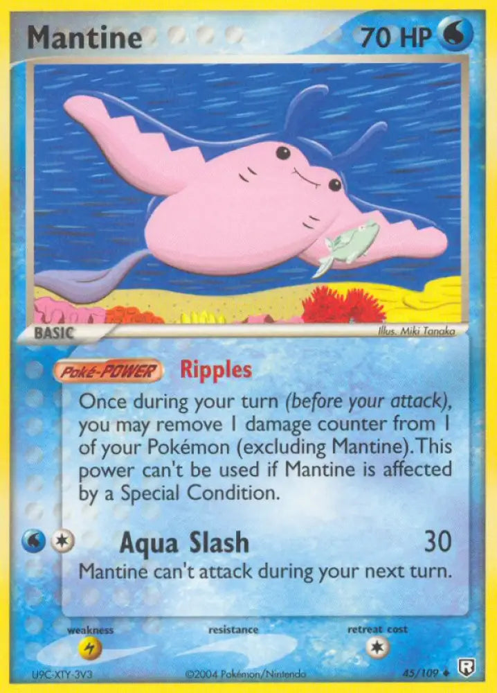 Mantine (45/109) [EX: Team Rocket Returns] - Pokemon Single