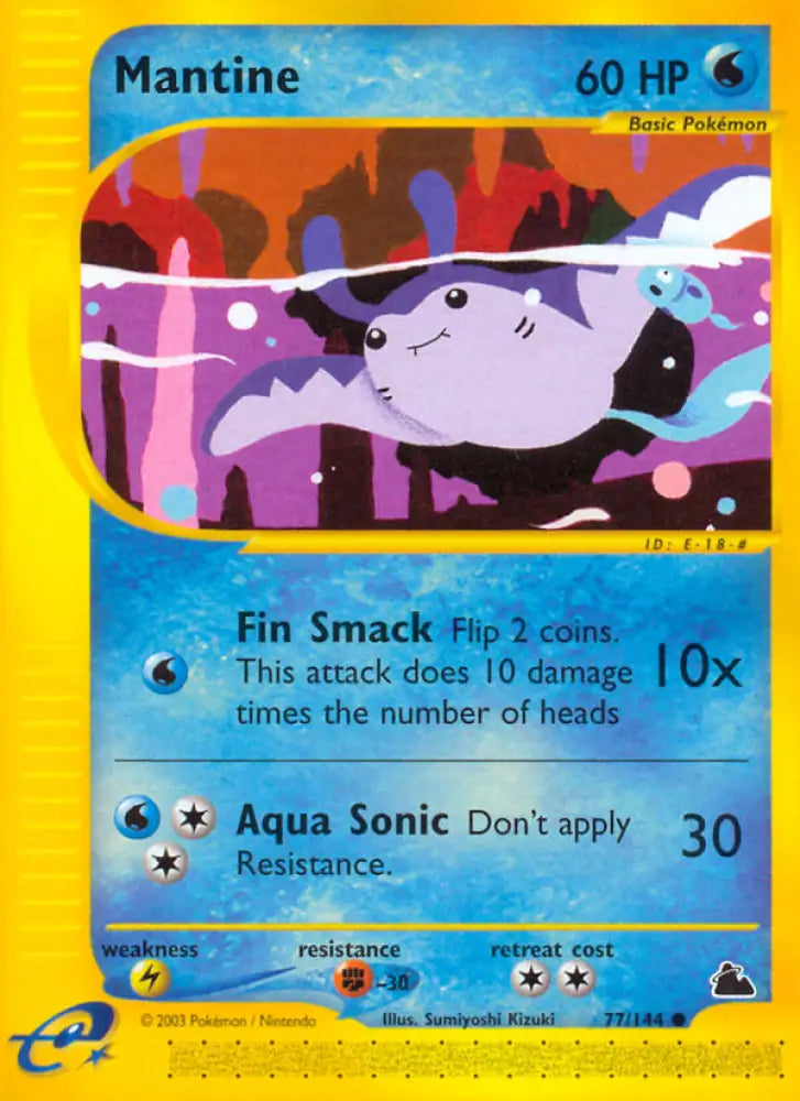 Mantine (77/144) [Skyridge] - Pokemon Single