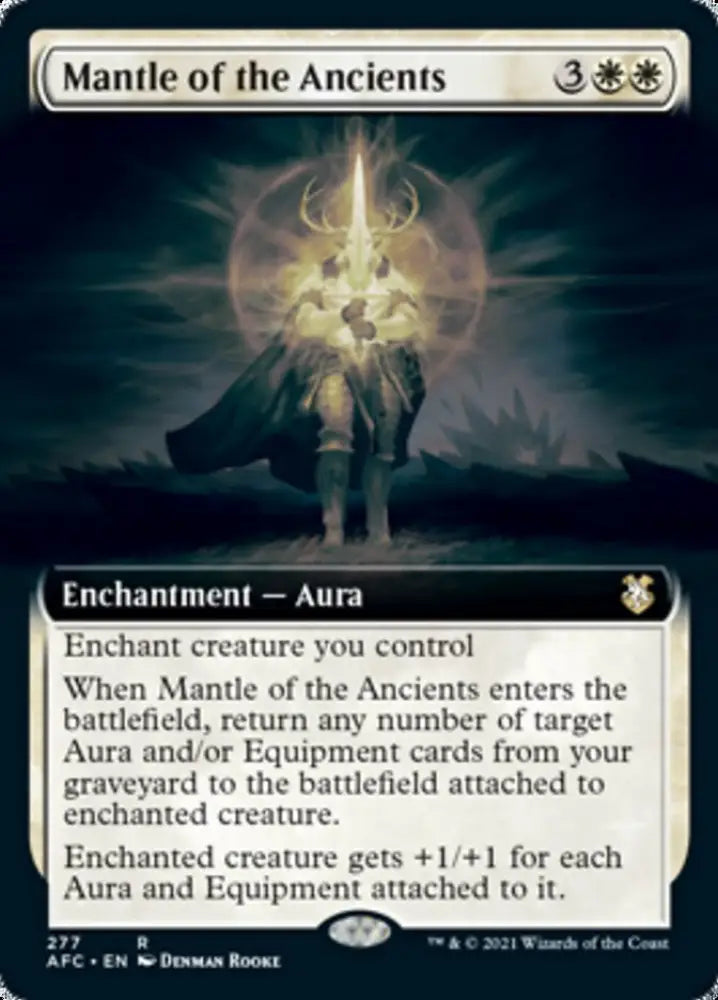 Mantle of the Ancients (Extended Art) [Dungeons & Dragons: Adventures in the Forgotten Realms Commander] - MTG Single
