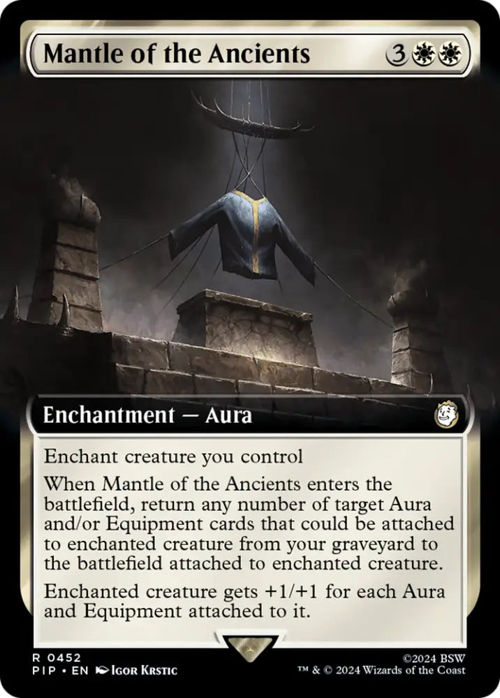 Mantle of the Ancients (Extended Art) [Fallout] - MTG Single