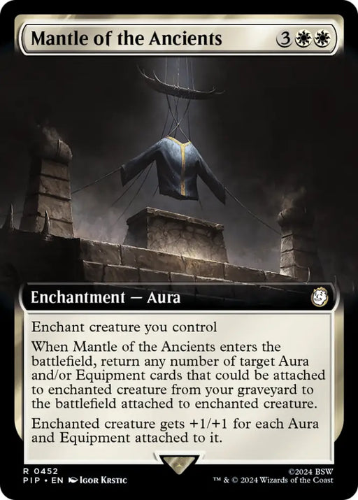 Mantle of the Ancients (Extended Art) [Fallout] - MTG Single