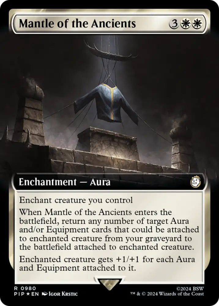 Mantle of the Ancients (Extended Art) (Surge Foil) [Fallout] - MTG Single
