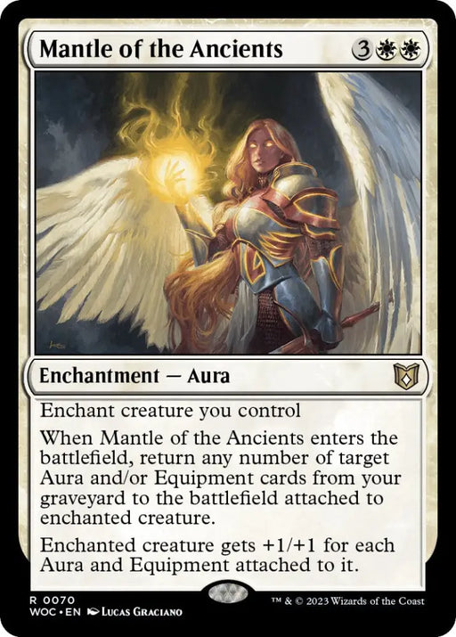 Mantle of the Ancients [Wilds of Eldraine Commander] - MTG Single