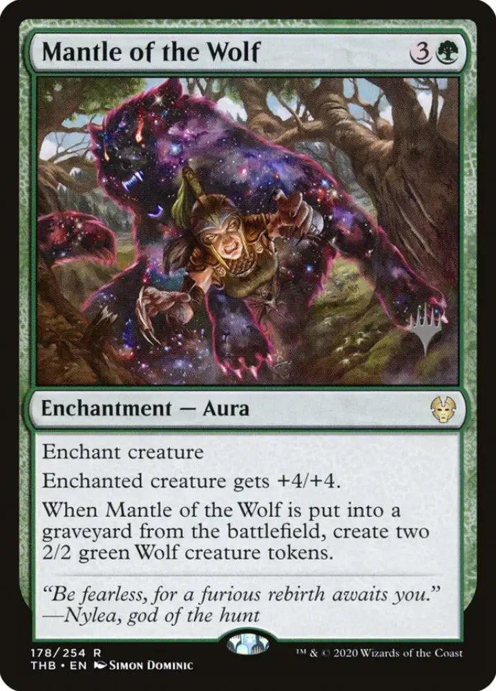 Mantle of the Wolf (Promo Pack) [Theros Beyond Death Promos] - MTG Single