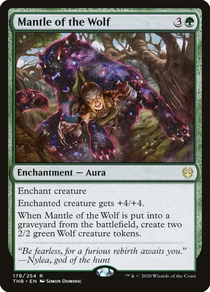 Mantle of the Wolf [Theros Beyond Death] - MTG Single