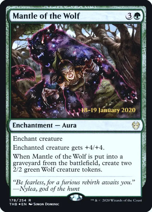 Mantle of the Wolf [Theros Beyond Death Prerelease Promos] - MTG Single