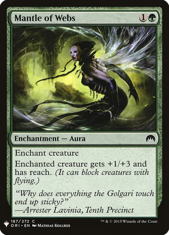 Mantle of Webs [Mystery Booster] - MTG Single