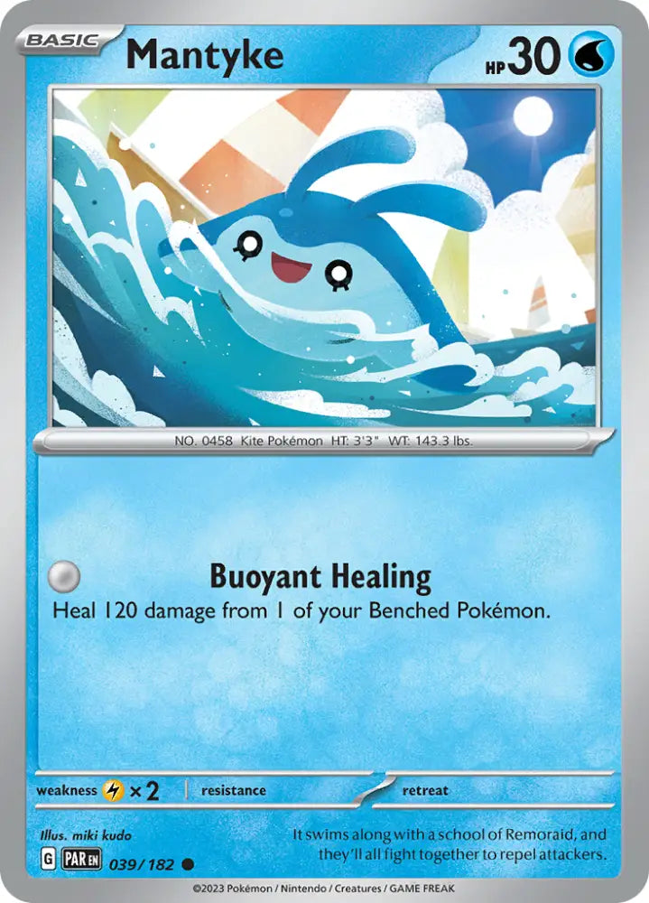 Mantyke (039/182) [Scarlet & Violet: Paradox Rift] - Pokemon Single