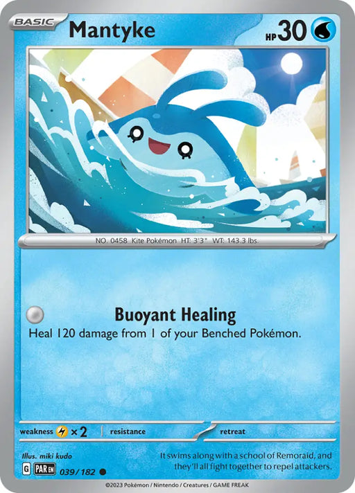 Mantyke (039/182) [Scarlet & Violet: Paradox Rift] - Pokemon Single