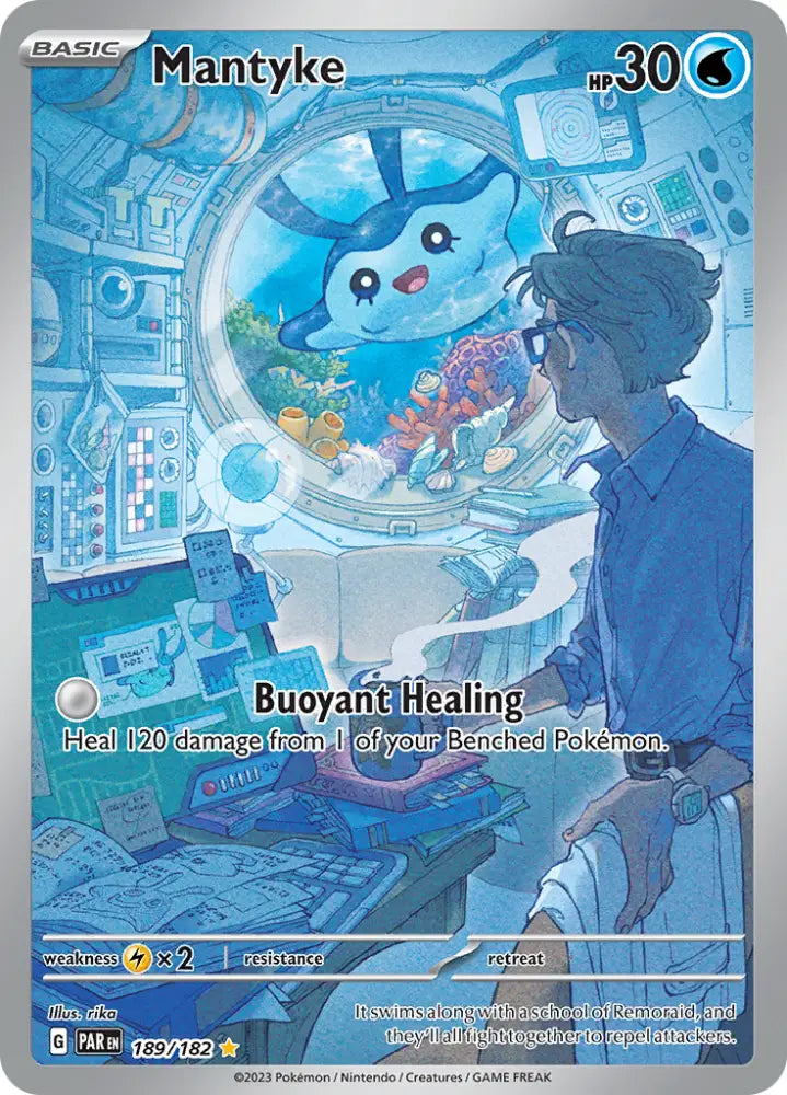 Mantyke (189/182) [Scarlet & Violet: Paradox Rift] - Pokemon Single