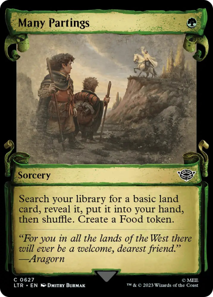 Many Partings [The Lord of the Rings: Tales of Middle-Earth Showcase Scrolls] - MTG Single