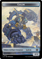 Map // Golem Double-Sided Token [The Lost Caverns of Ixalan Tokens] - MTG Single