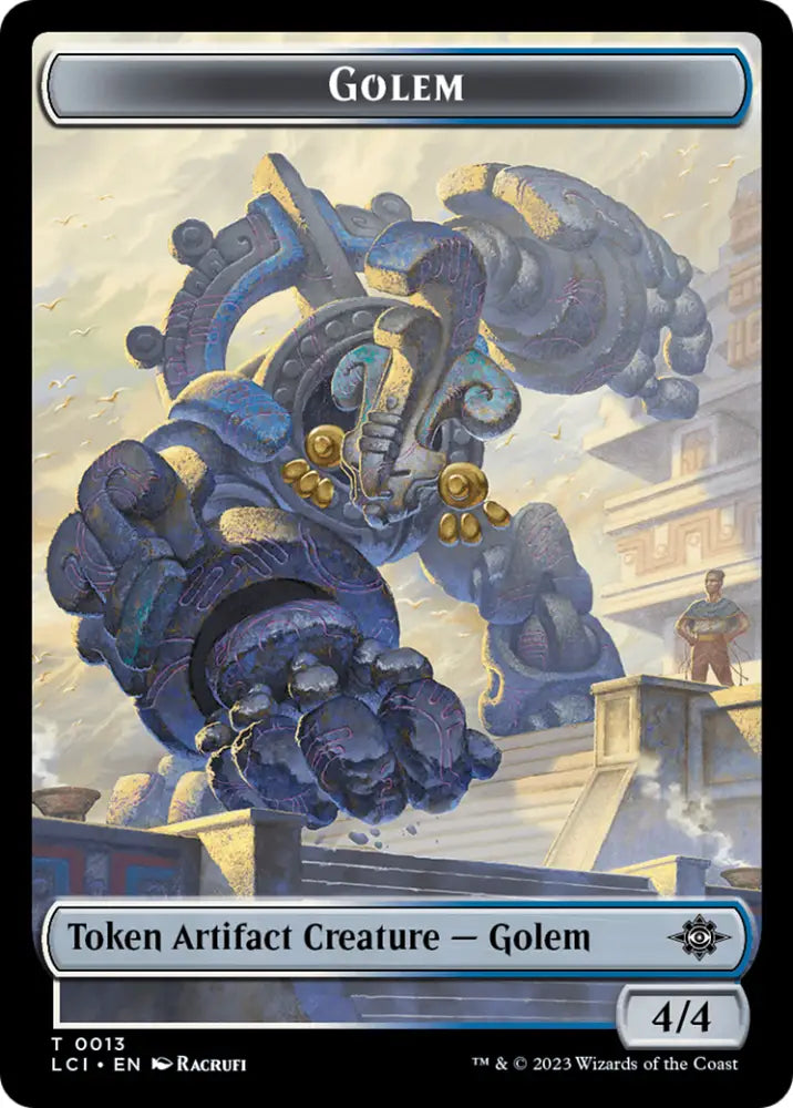 Map // Golem Double-Sided Token [The Lost Caverns of Ixalan Tokens] - MTG Single