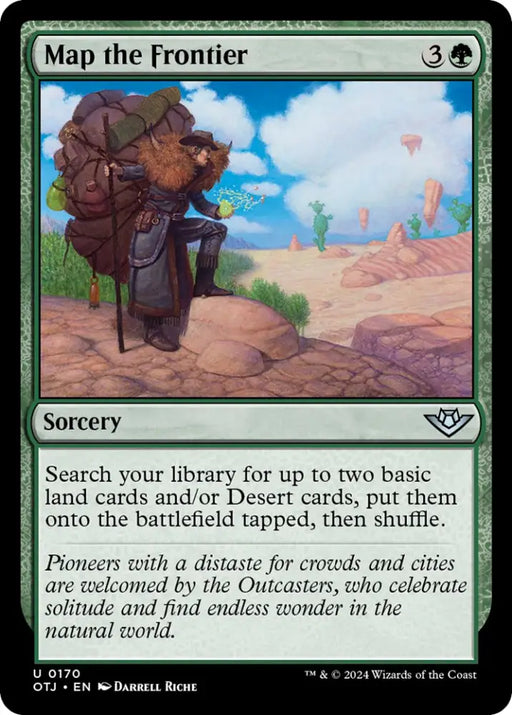 Map the Frontier [Outlaws of Thunder Junction] - MTG Single