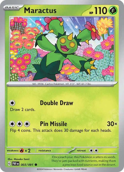 Maractus (003/091) [Scarlet & Violet: Paldean Fates] - Pokemon Single