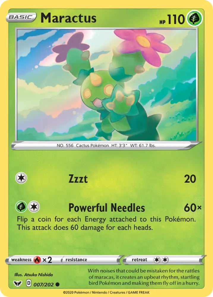 Maractus (007/202) [Sword & Shield: Base Set] - Pokemon Single