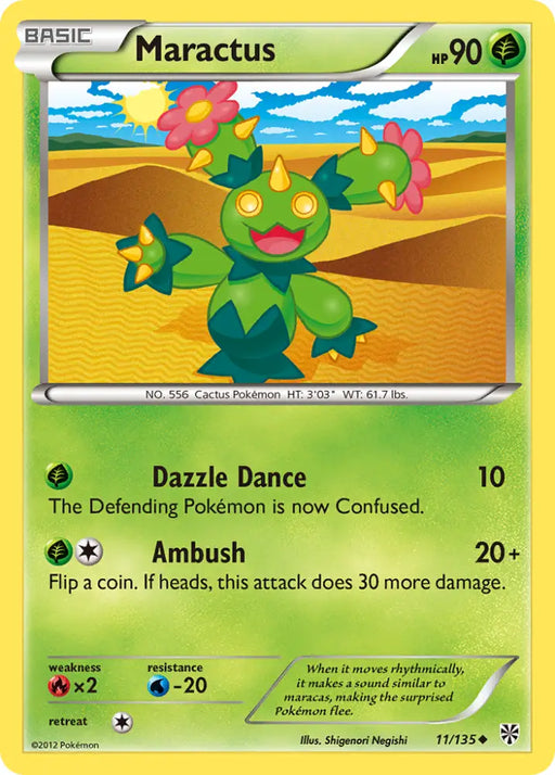 Maractus (11/135) [Black & White: Plasma Storm] - Pokemon Single