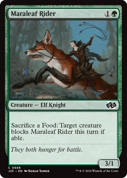 Maraleaf Rider [Foundations Jumpstart] - MTG Single