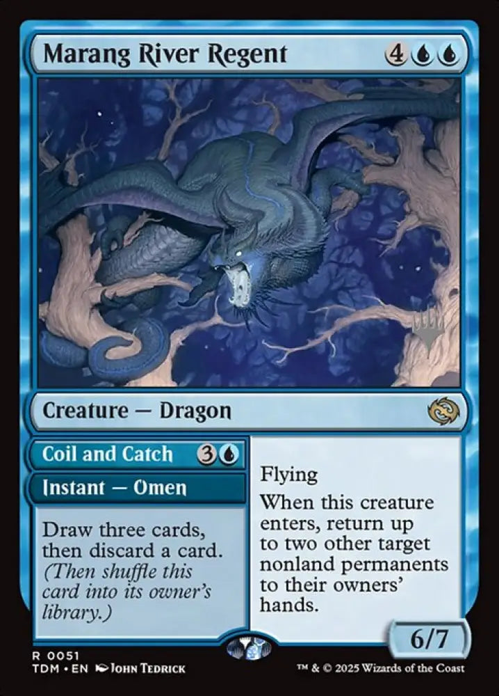 Marang River Regent // Coil and Catch (51p) [Tarkir: Dragonstorm Promos]