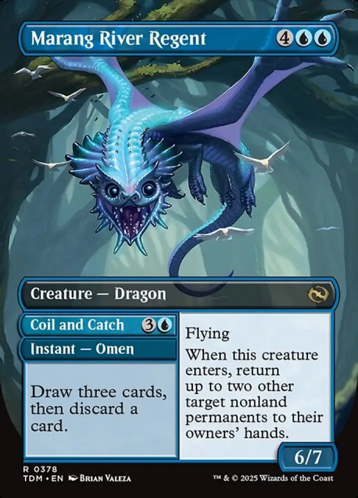 Marang River Regent // Coil and Catch // Marang River Regent (378) [Tarkir: Dragonstorm] Reverse