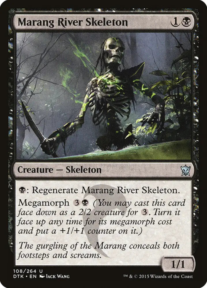Marang River Skeleton [Dragons of Tarkir] - MTG Single