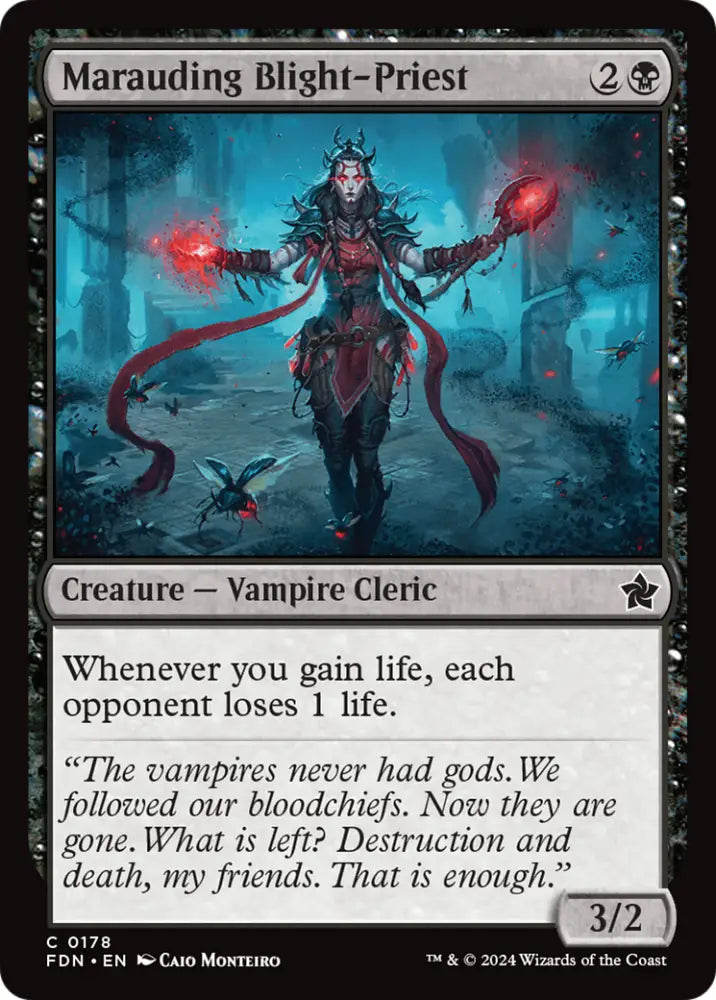 Marauding Blight-Priest [Foundations] - MTG Single