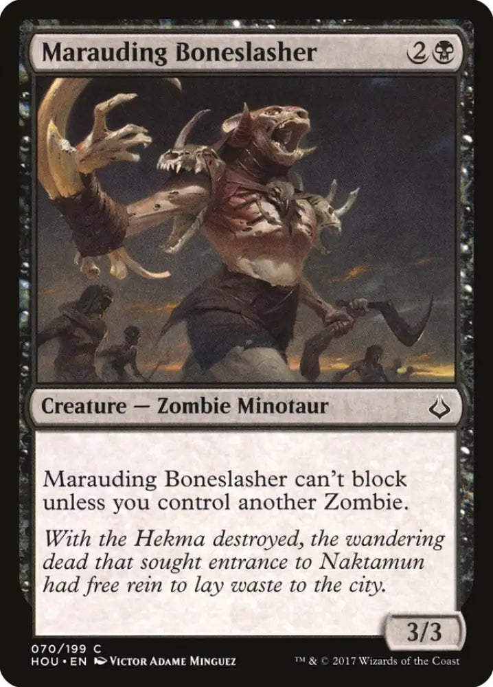 Marauding Boneslasher [Hour of Devastation] - MTG Single