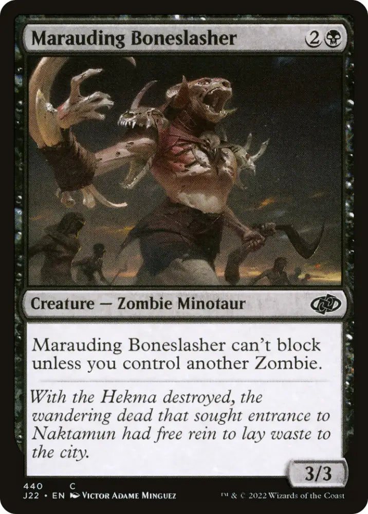 Marauding Boneslasher [Jumpstart 2022] - MTG Single