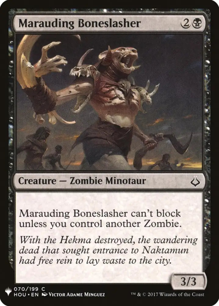 Marauding Boneslasher [Mystery Booster] - MTG Single