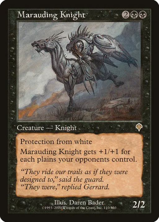 Marauding Knight [Invasion] - MTG Single