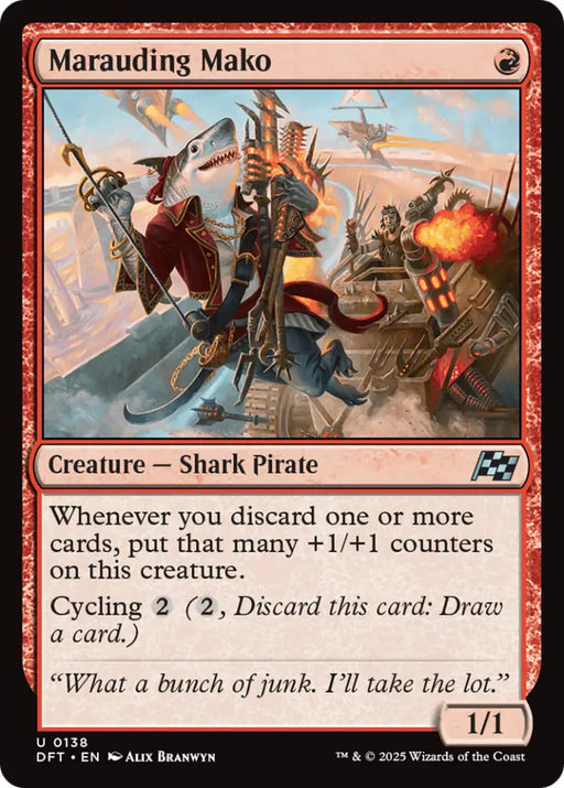 Marauding Mako [Aetherdrift] - MTG Single