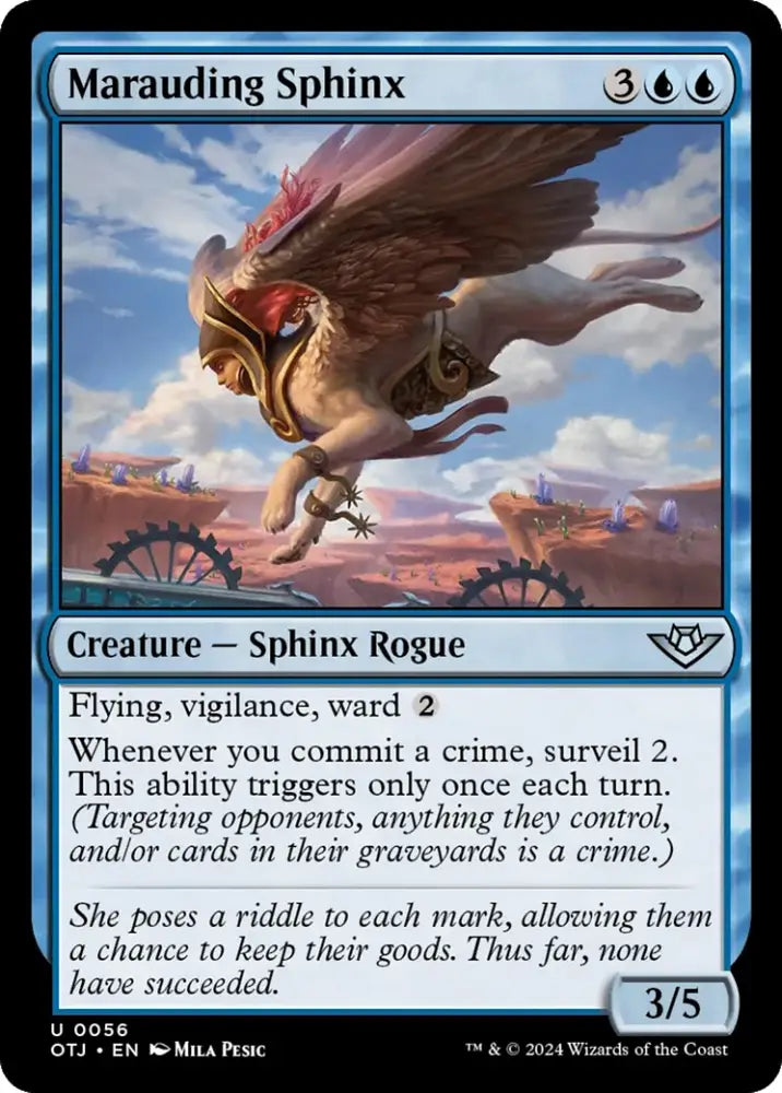 Marauding Sphinx [Outlaws of Thunder Junction] - MTG Single