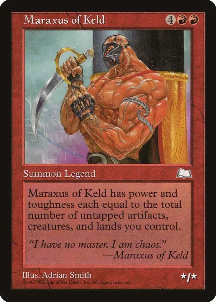 Maraxus of Keld [Weatherlight] - MTG Single