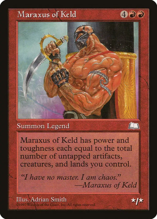 Maraxus of Keld [Weatherlight] - MTG Single