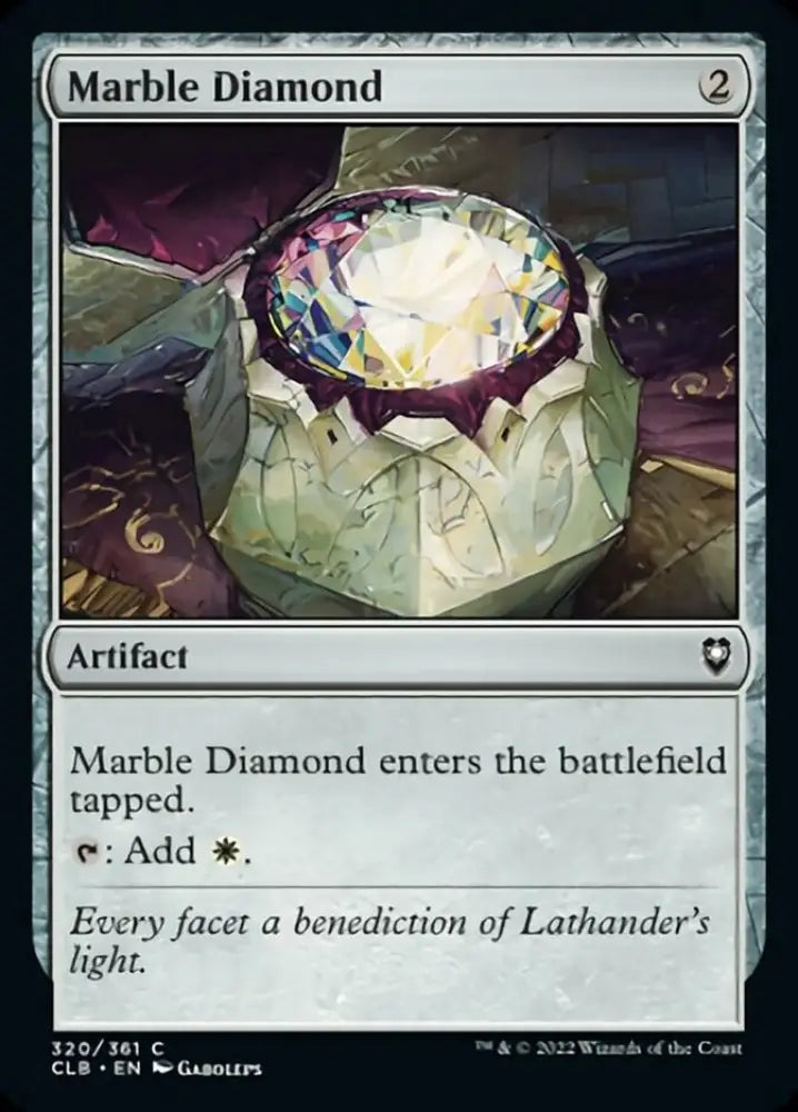 Marble Diamond [Commander Legends: Battle for Baldur’s Gate] - MTG Single