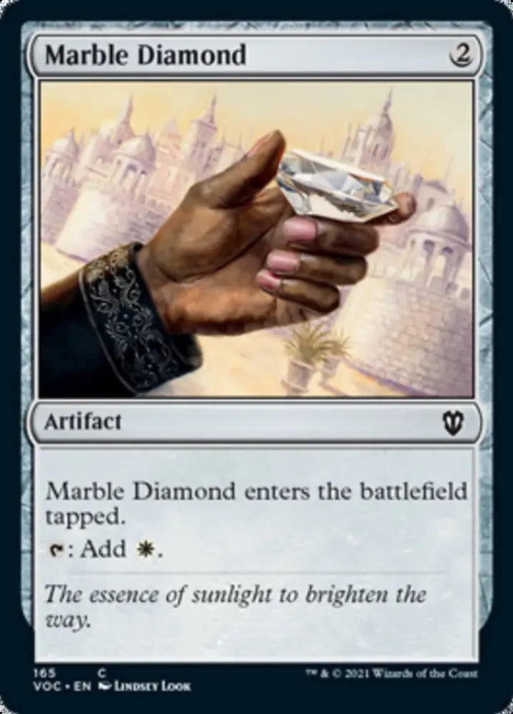 Marble Diamond [Innistrad: Crimson Vow Commander] - MTG Single