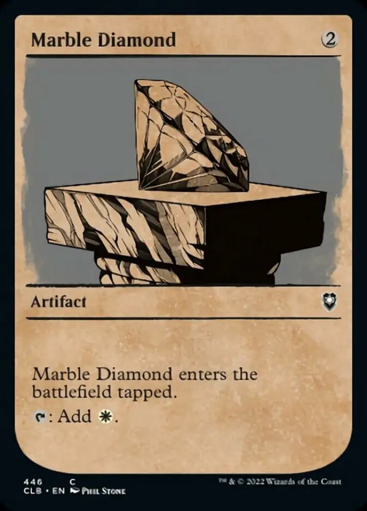 Marble Diamond (Showcase) [Commander Legends: Battle for Baldur’s Gate] - MTG Single