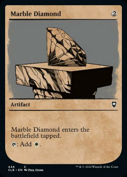 Marble Diamond (Showcase) [Commander Legends: Battle for Baldur’s Gate] - MTG Single