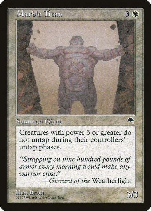 Marble Titan [Tempest] - MTG Single