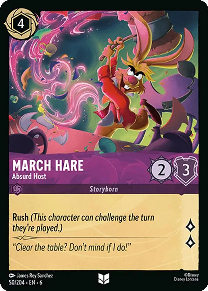 March Hare - Absurd Host (50/204) [Azurite Sea] - Lorcana Single