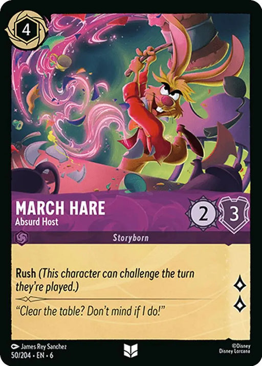 March Hare - Absurd Host (50/204) [Azurite Sea] - Lorcana Single