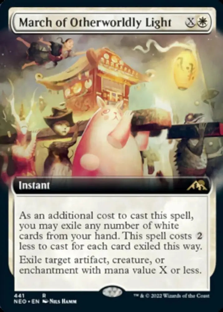 March of Otherworldly Light (Extended Art) [Kamigawa: Neon Dynasty] - MTG Single