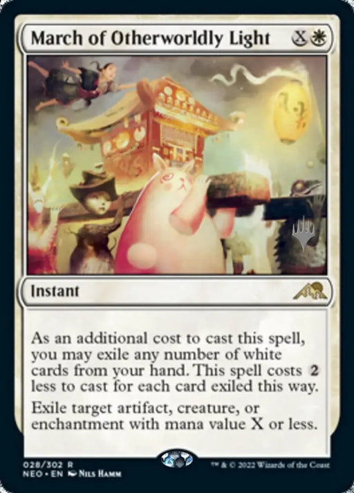 March of Otherworldly Light (Promo Pack) [Kamigawa: Neon Dynasty Promos] - MTG Single