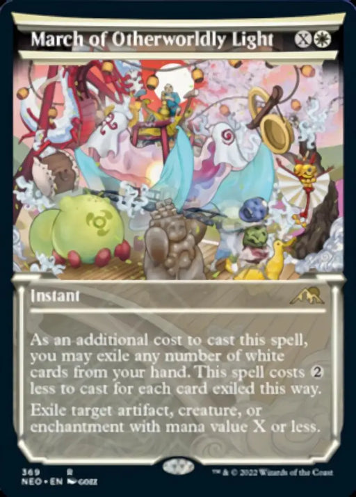 March of Otherworldly Light (Showcase Soft Glow) [Kamigawa: Neon Dynasty] - MTG Single