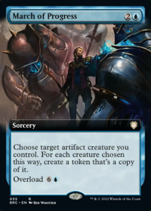 March of Progress (Extended Art) [The Brothers’ War Commander] - MTG Single