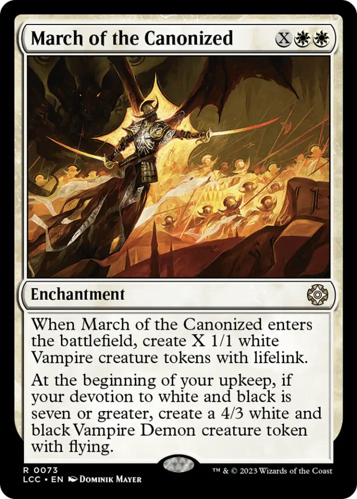 March of the Canonized [The Lost Caverns of Ixalan Commander] - MTG Single